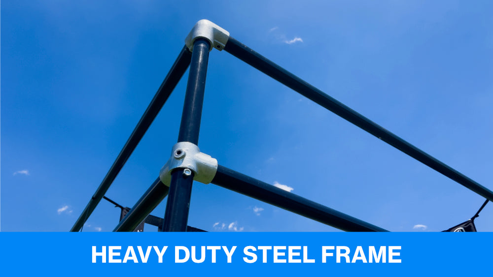 9 Square permanent heavy duty steel frame